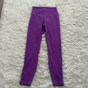 Lulu purple leggings